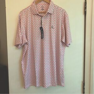 Rhoback The Chesapeake Men's Short Sleeve Performance Polo NWT